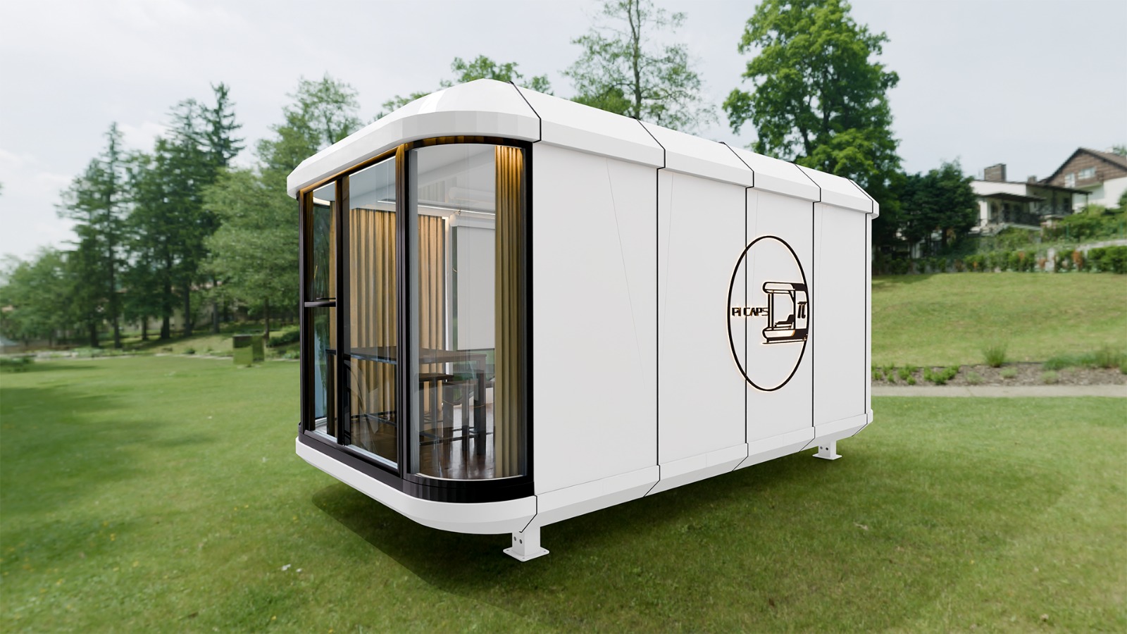 Capsula Alpha - Vedere exterioară laterală